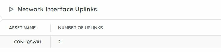 uplinks report example
