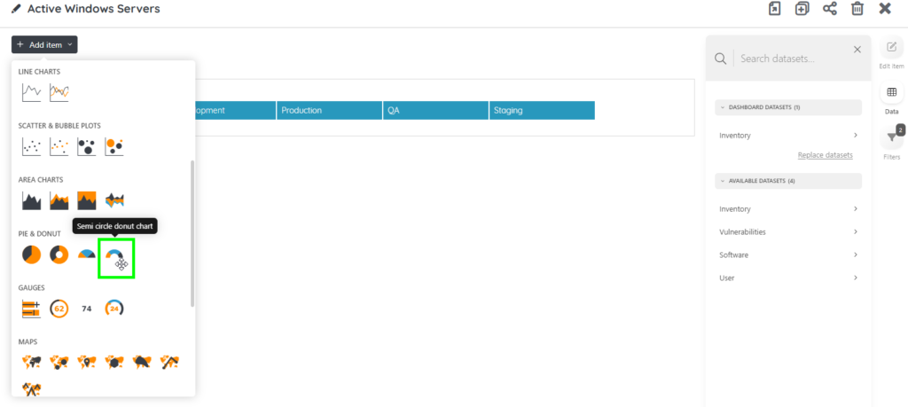 LS Sites BI Dashboard Donut Chart
