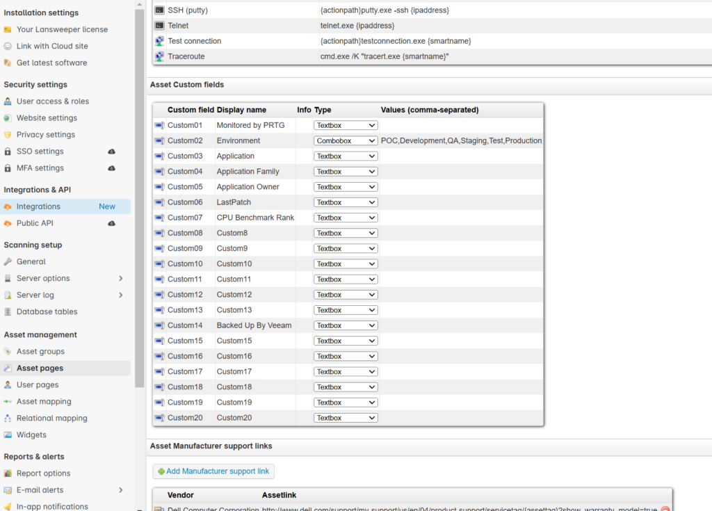 On-Premise Custom Fields