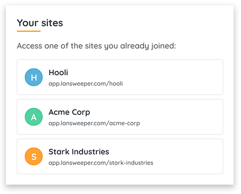 Multi-site Portal