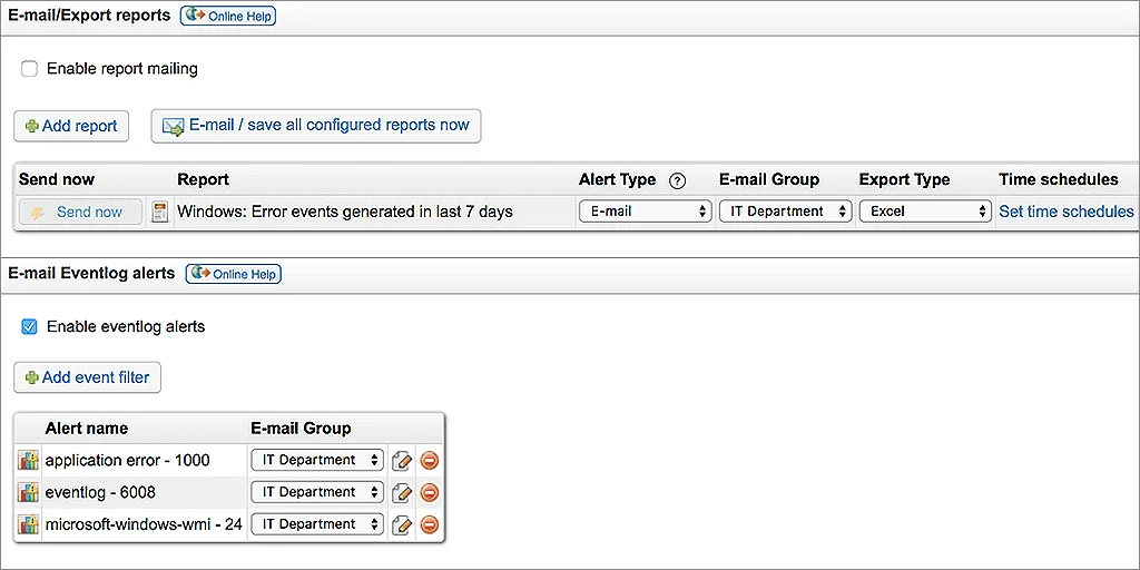 Event log scanner Lansweeper 02