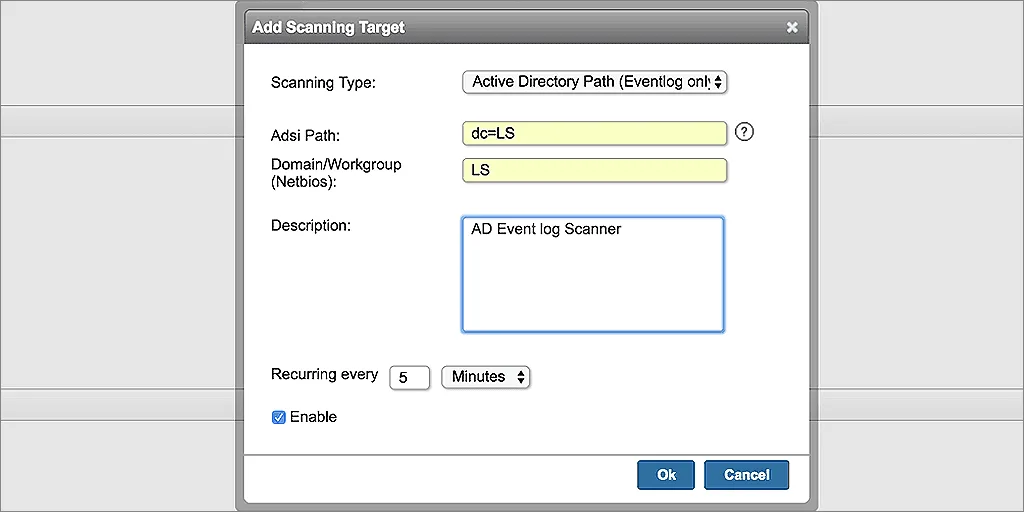 Event log scanner Lansweeper 03