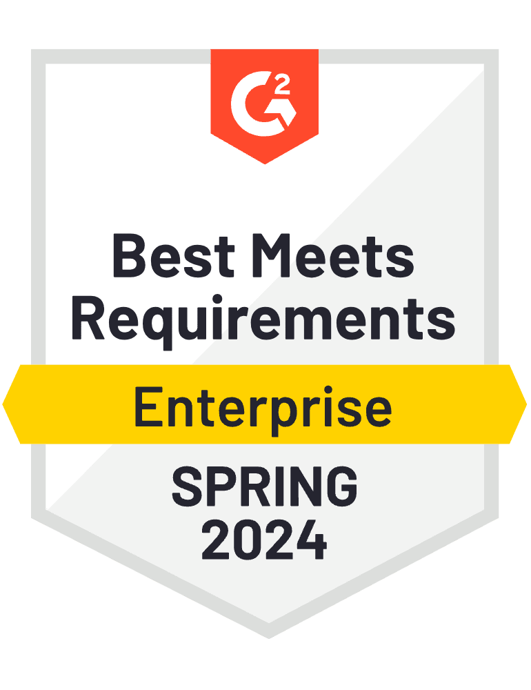 G2 Best Meets Requirements Spring 2024
