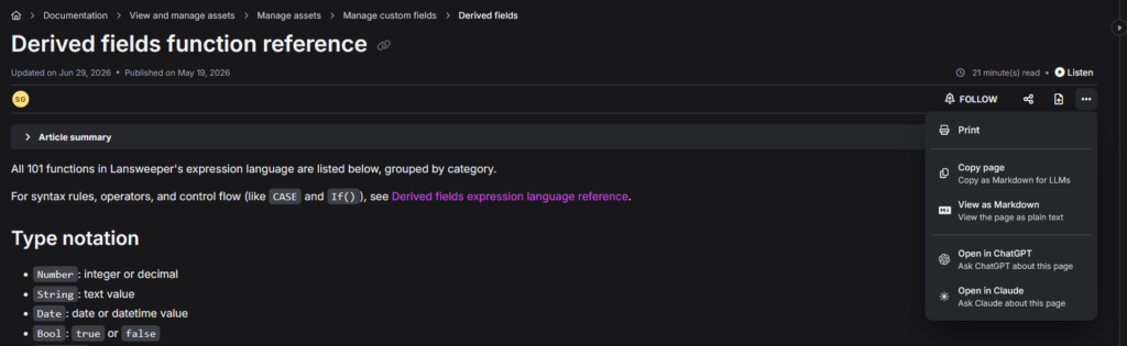 KB example markdown file