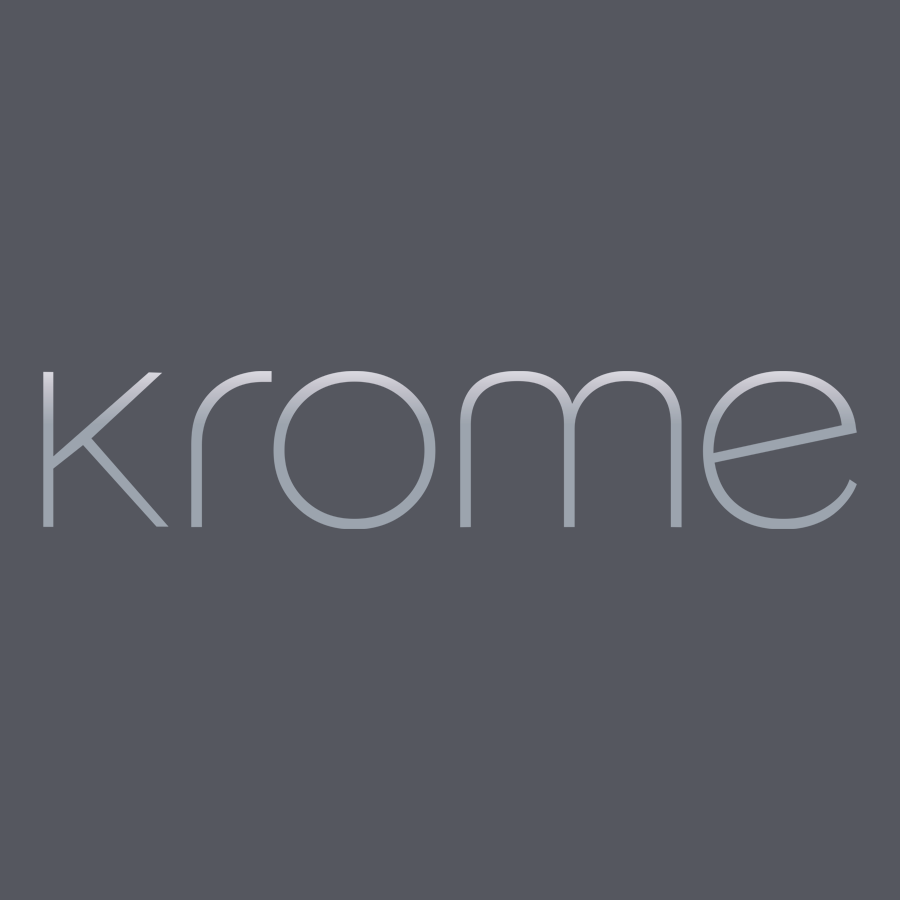 KromeLogo OnDarkGreySquare