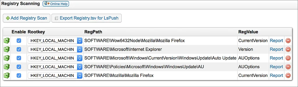 REGISTRY SCANNING 01