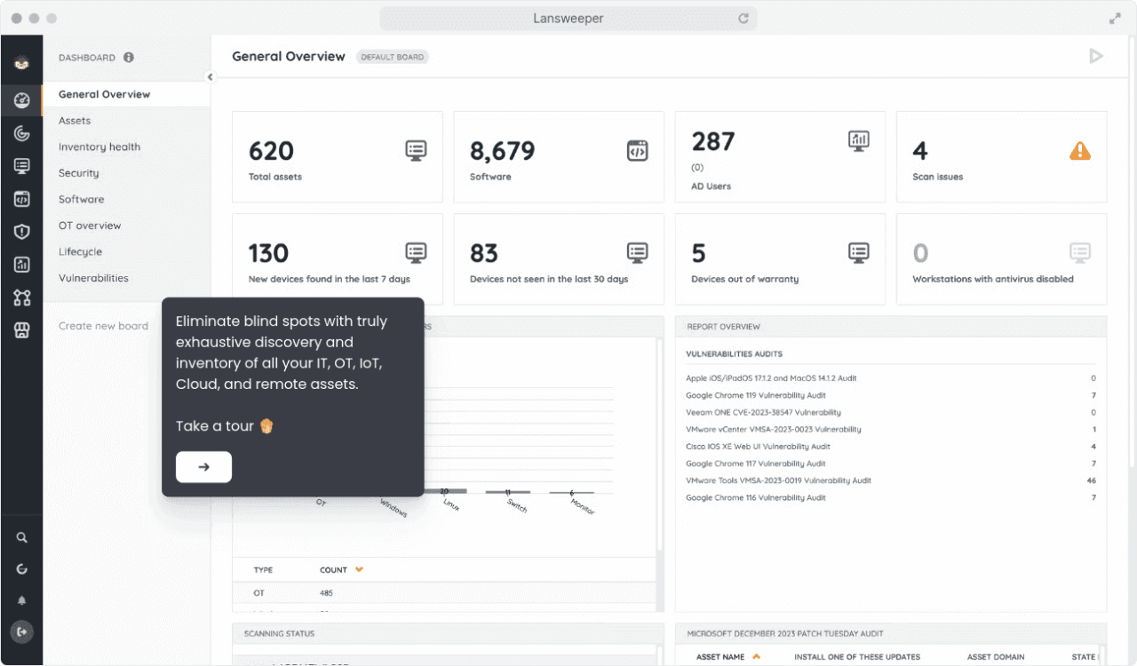Lansweeper IT Asset Management Software