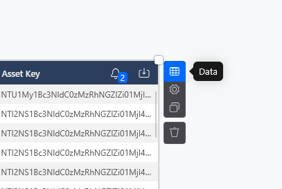 dashboard data button