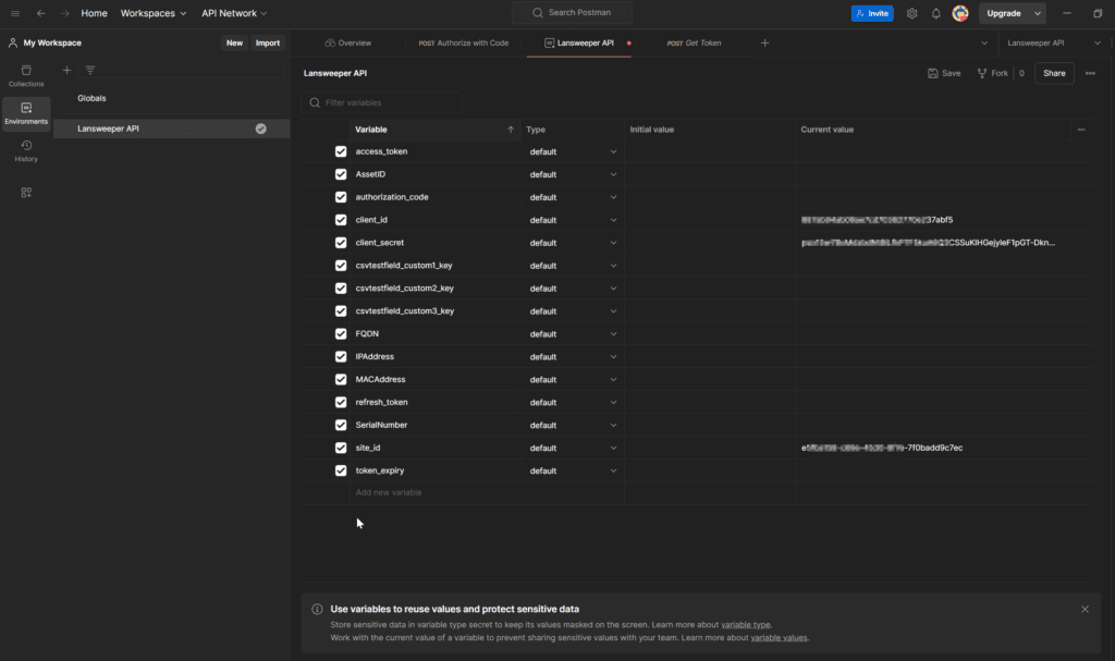 pt59 sites postman settings 2