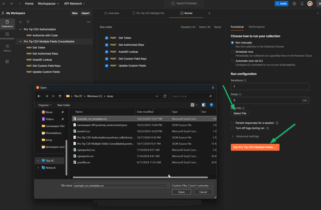 pt59 sites postman settings 8