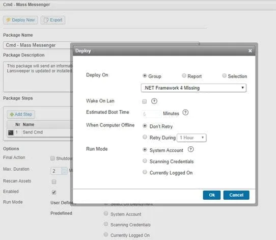 targeted software deployment